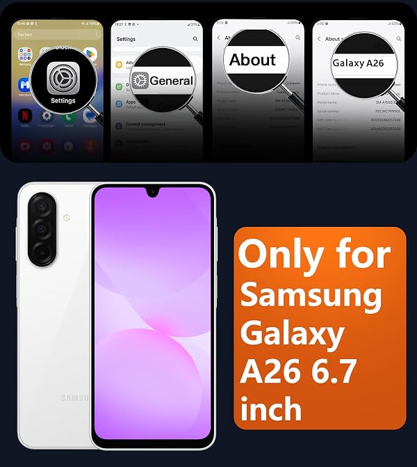 FNTCASE for Galaxy A26 5G Phone Case, Fit for Magsafe, Screen Protector by FNTCASE - Used condition - US$7.62