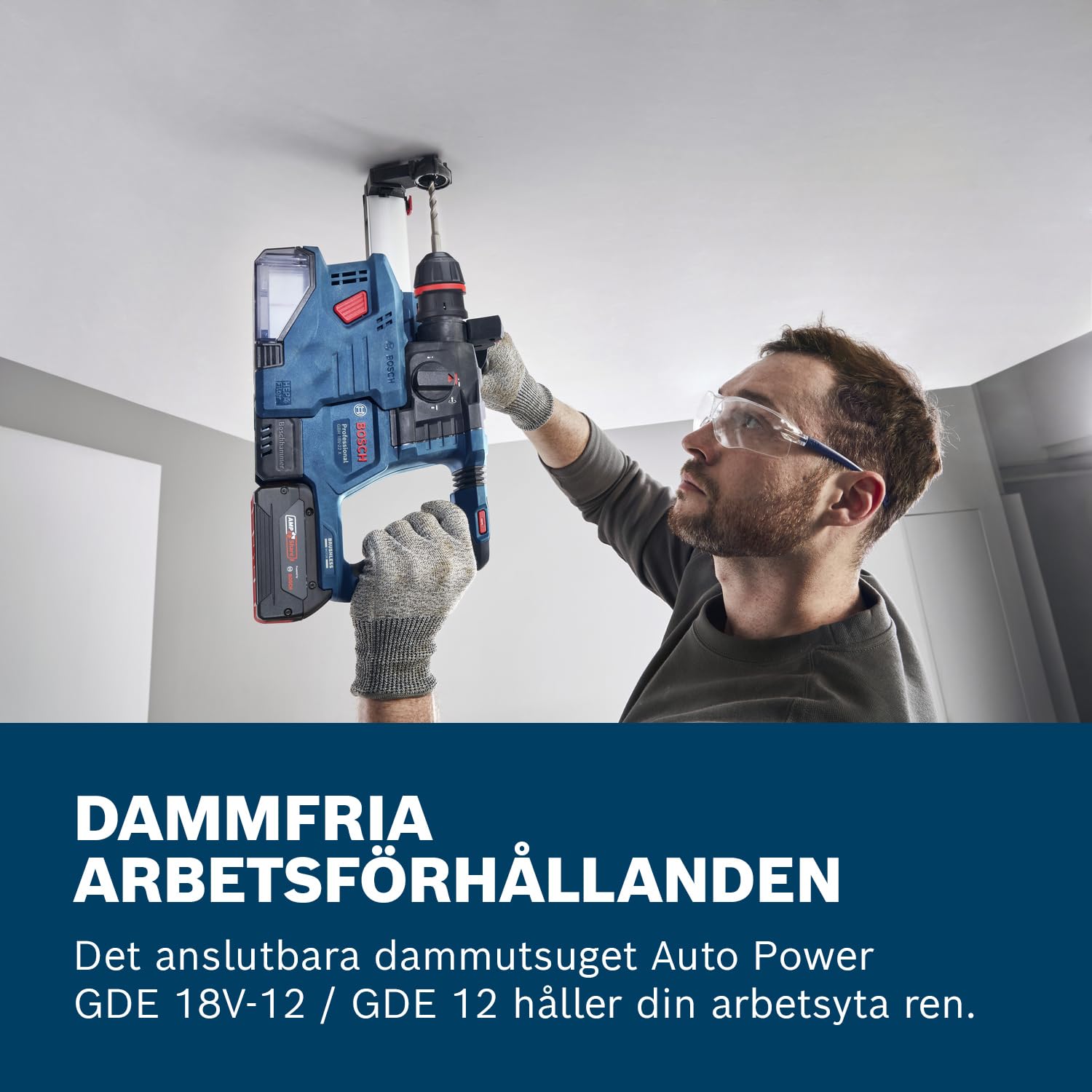 Bosch Professional 18V System Akumulatorowy młot udarowo-obrotowy GBH 18V-22 X (zestaw: 2 akumulatory GBA 4,0 Ah, ładowarka GAL 18V-40, walizka L-BOXX 136)