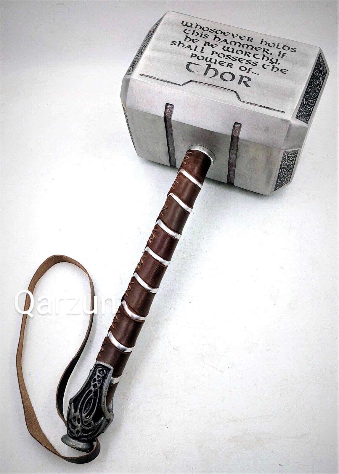 Buy Power Thor Hammer Metal MCU Thor Mjolnir Cosplay 1/1 Scale Movie