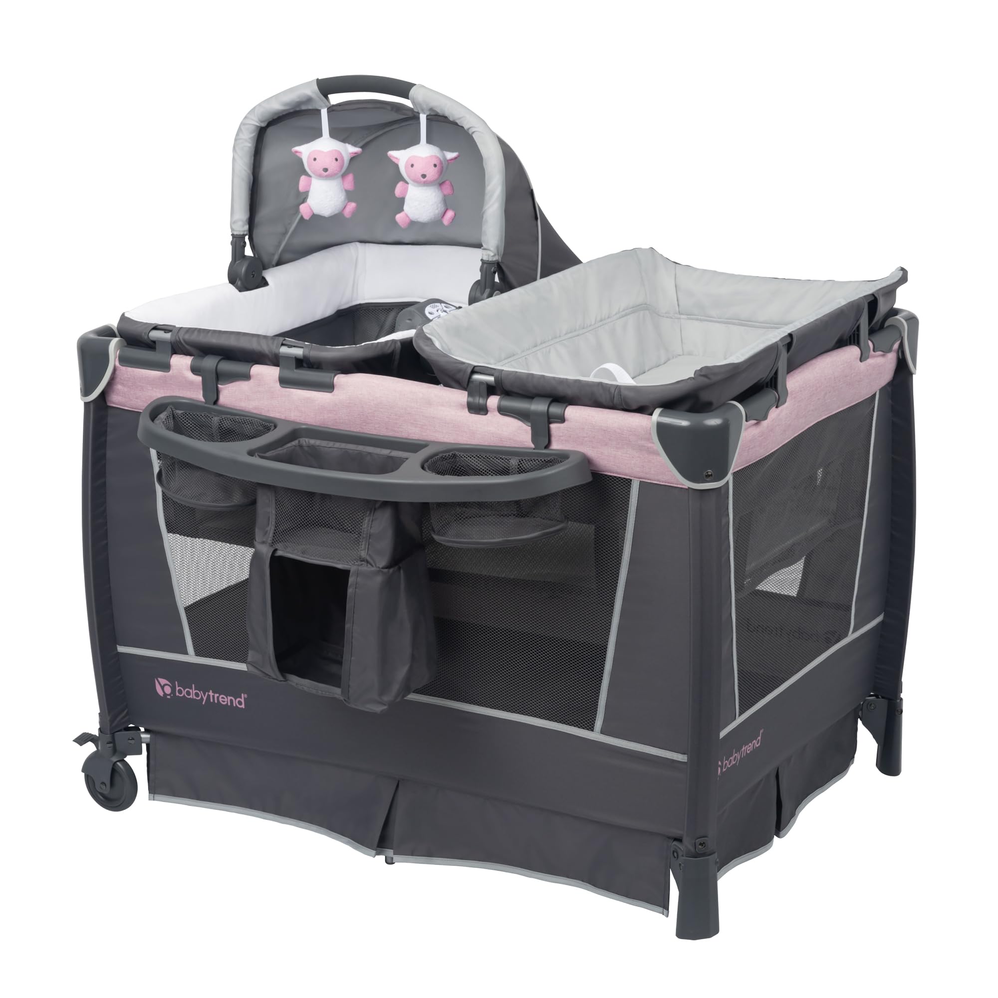 Baby Trend Simply Smart Nursery Center Playard, Dash Pink
