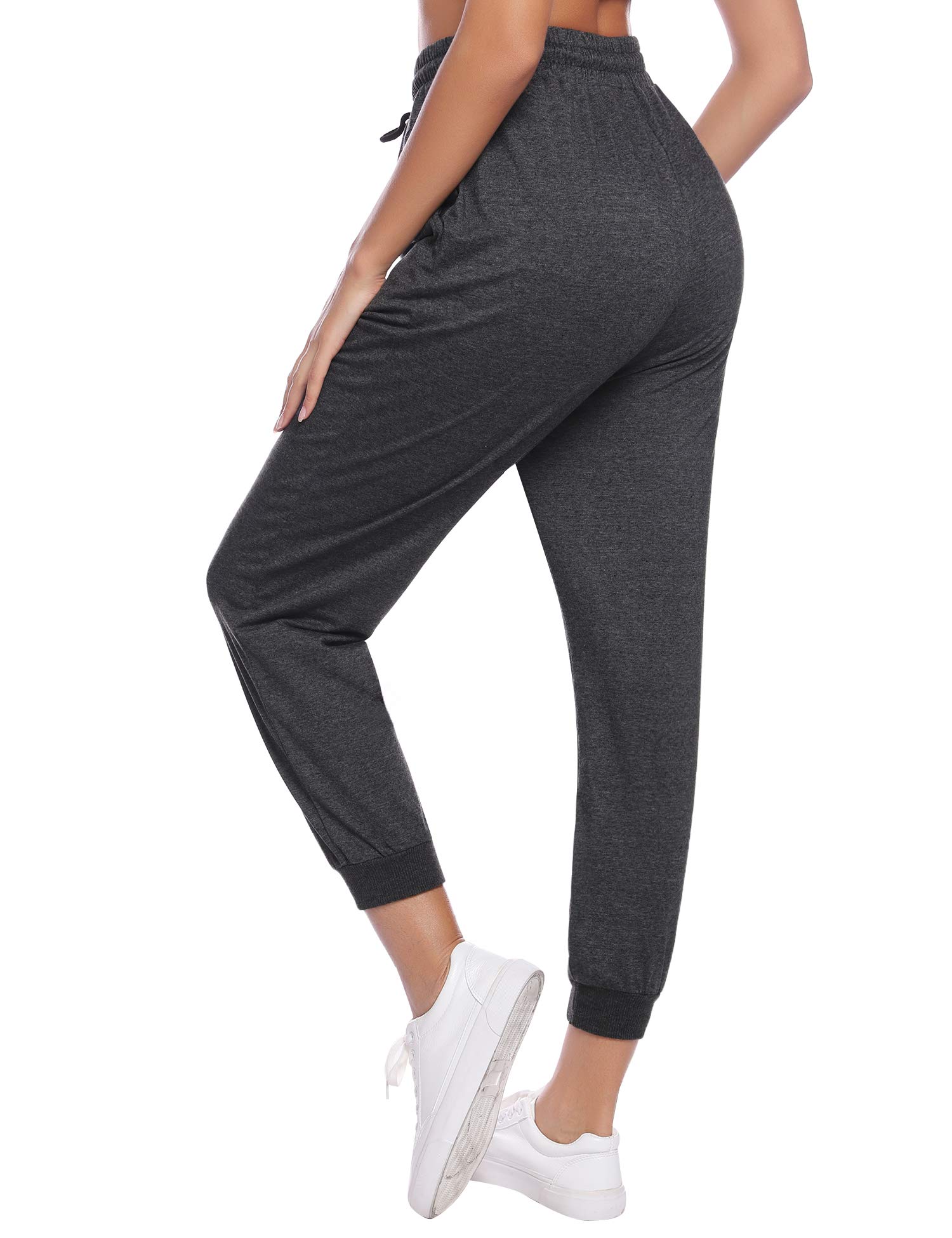 Sykooria Pantaloni Sportivi Donna Pantalone Tuta Donna Cotone Pantaloni Jogger Leggeri con Coulisse S-XXL