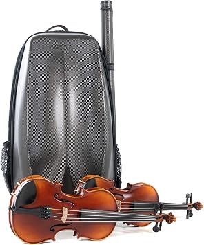GEWA Violin Case Backpack Space Bag 1/2-1/4 Titanium