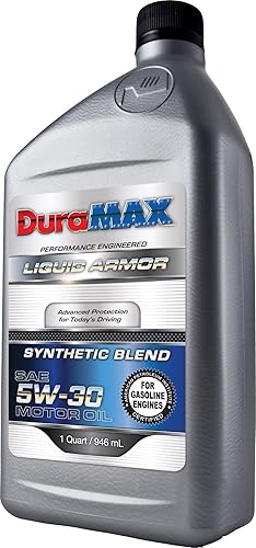 Duramax 950240530SB1401 Mezcla sintética 5w30 Aceite de motor - Caja de botellas de 12 cuartos de galón