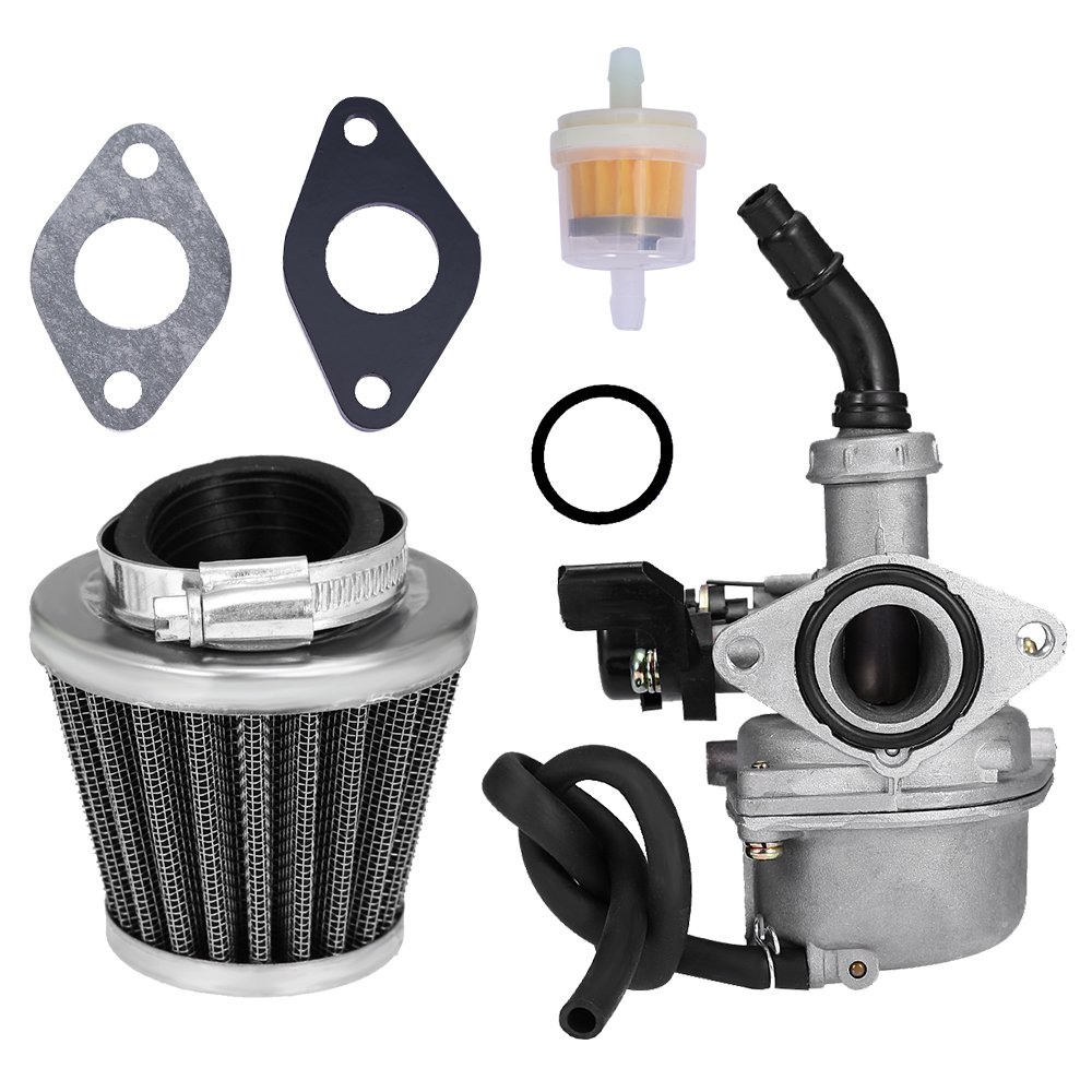 PZ19 gaźnik ATV do 50 cm³, 70 cm³, 80 cm³, 90 cm³, 110 cm³, 125 cm³, Dirt Pit Bike, Skuter Motorower, Taotao, gokarty, do Honda CRF z filtrem powietrza