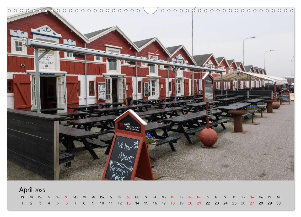 Dänemark Jütland Impressionen 2025 (Wandkalender 2025 DIN A3 quer), CALVENDO Monatskalender: Jütland bietet seinen Besuchern endlose Strände, ... sowie historische Stätten. (CALVENDO Natur)