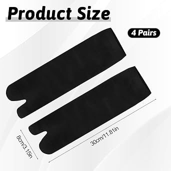 4 Pairs Unisex Split Toe Cotton Tabi Sock Split Toe Sock Japan Tabi Socks Flip Flop Socks for Flip Flop Geta