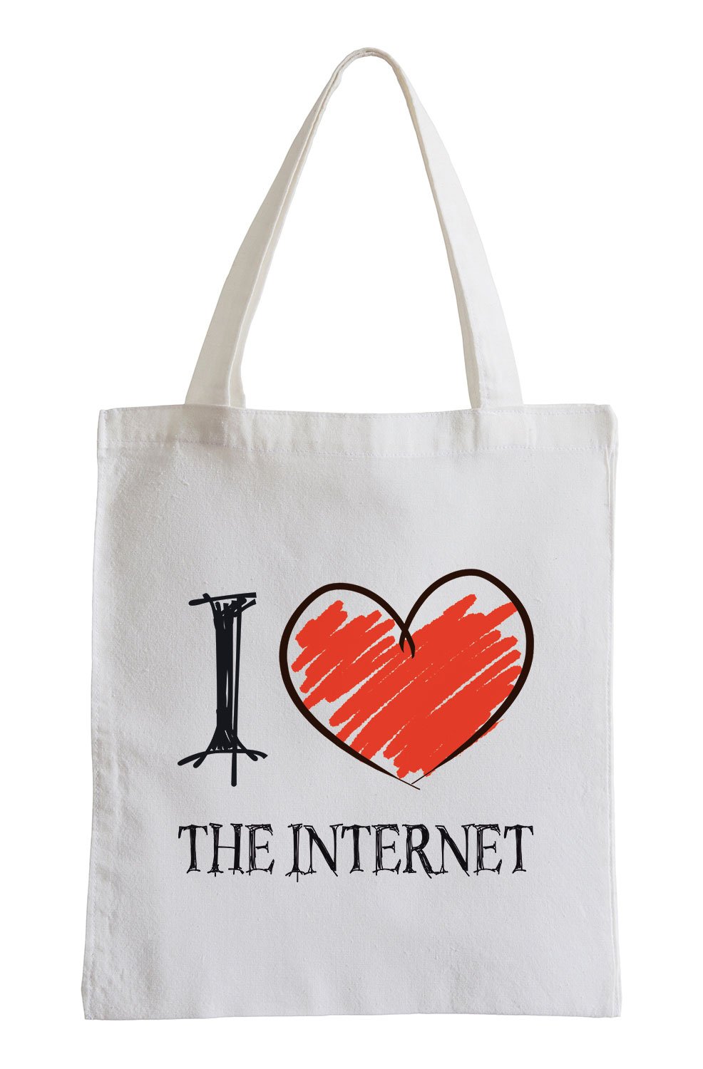 PixxprintI Love The Internet Fun Jute Bag