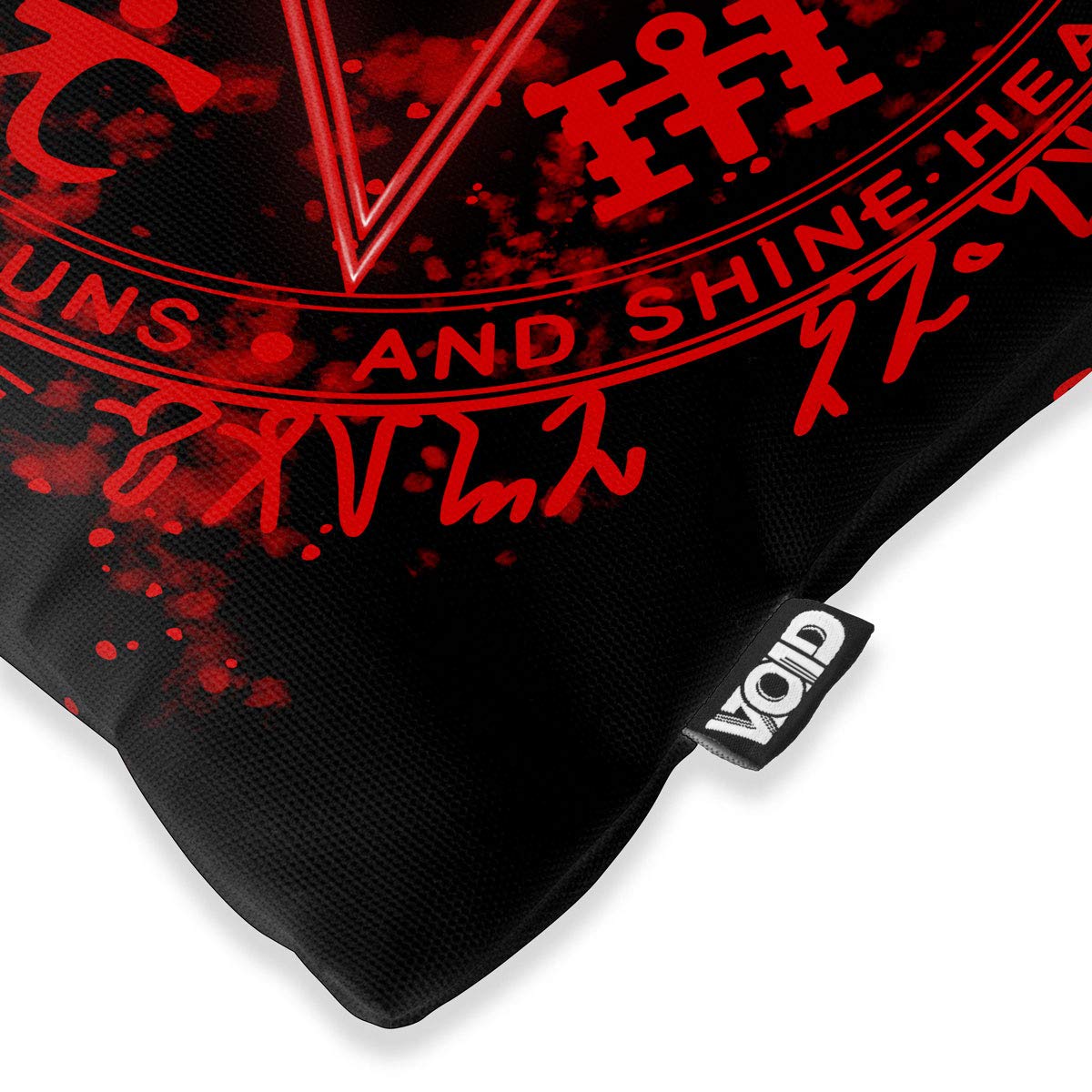VOID Hellsing Pentagramm Kissenbezug Kissenhülle Polyester wasserfest Outdoor Vampir Anime Manga Japan, Kissen Größe:80 x 80 cm