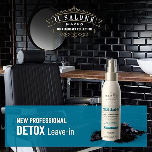 Miniatura 11 de Il Salone Milano Detox - Acondicionador sin enjuague para todo tipo de cabello, removedor de acumulación de cuero cabelludo, desenredante hidratante