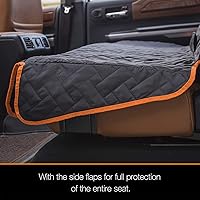 Vista 6 de iBuddy Bench - Funda de asiento de coche para coche, SUV, camión, impermeable, para niños, sin olor, resistente y antideslizante, para perros