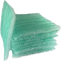 Vista 1 de wioboy Almohadilla de filtro de escape para cabina de pintura, 20.5" x 20.5" (50/caja) Arrestor de pintura de fibra de vidrio de 15 gramos (0.53 oz)