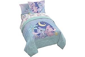Disney Lilo and Stitch Full Size Comforter Set: Sweet Dreams, Ohana!