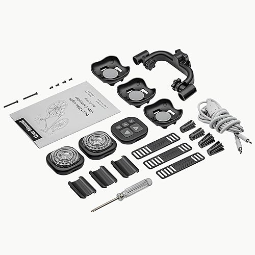 Miniatura 9 de Luvan Luz inteligente para bicicleta con mando a distancia  Sincronización de luces LED delanteras y traseras, 5 modos nocturnos y diurnos  Señales