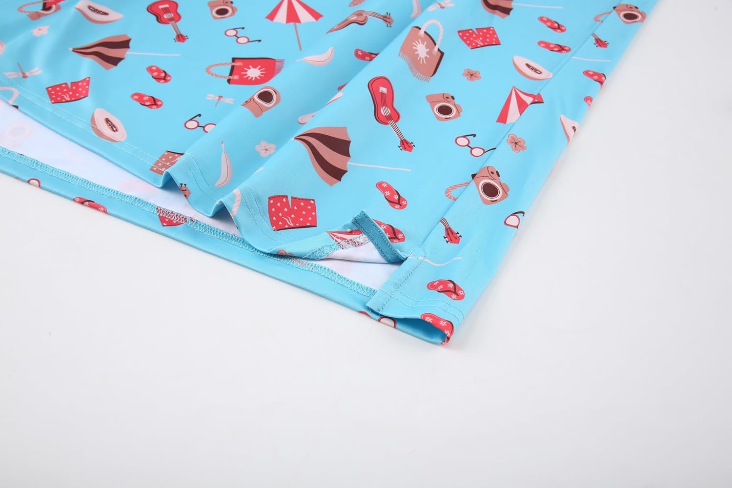 Alex Vando Mens Hawaiian Golf Shirt Moisture Wicking Digital Print Golf Shirts for Men - Image 6