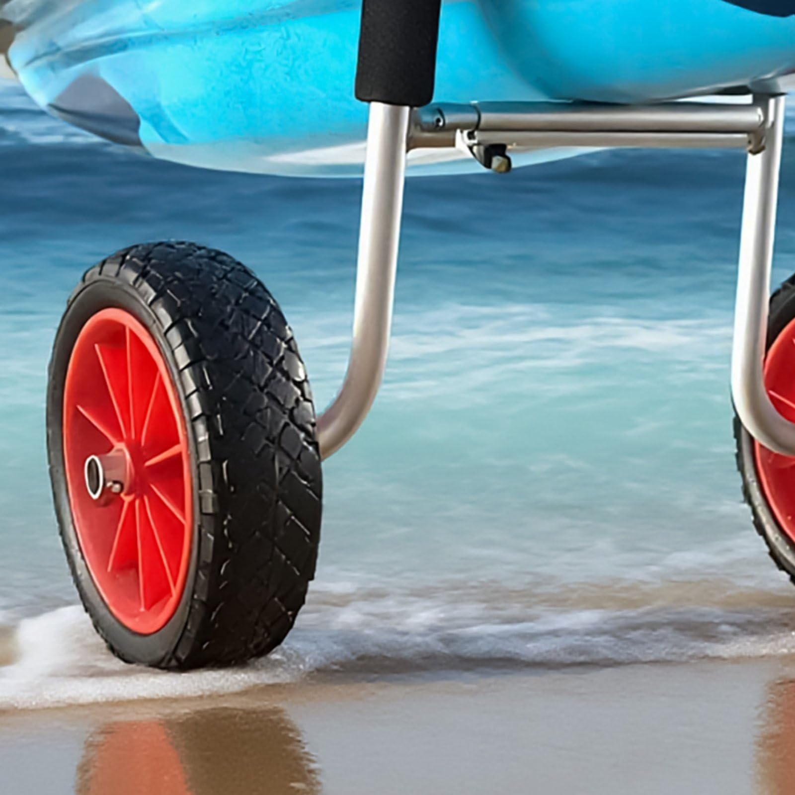 predolo Carro Ajustable para Kayak Ligero Carro Porta Kayak Desmontable Carrito de Transporte para Canoa para Playa