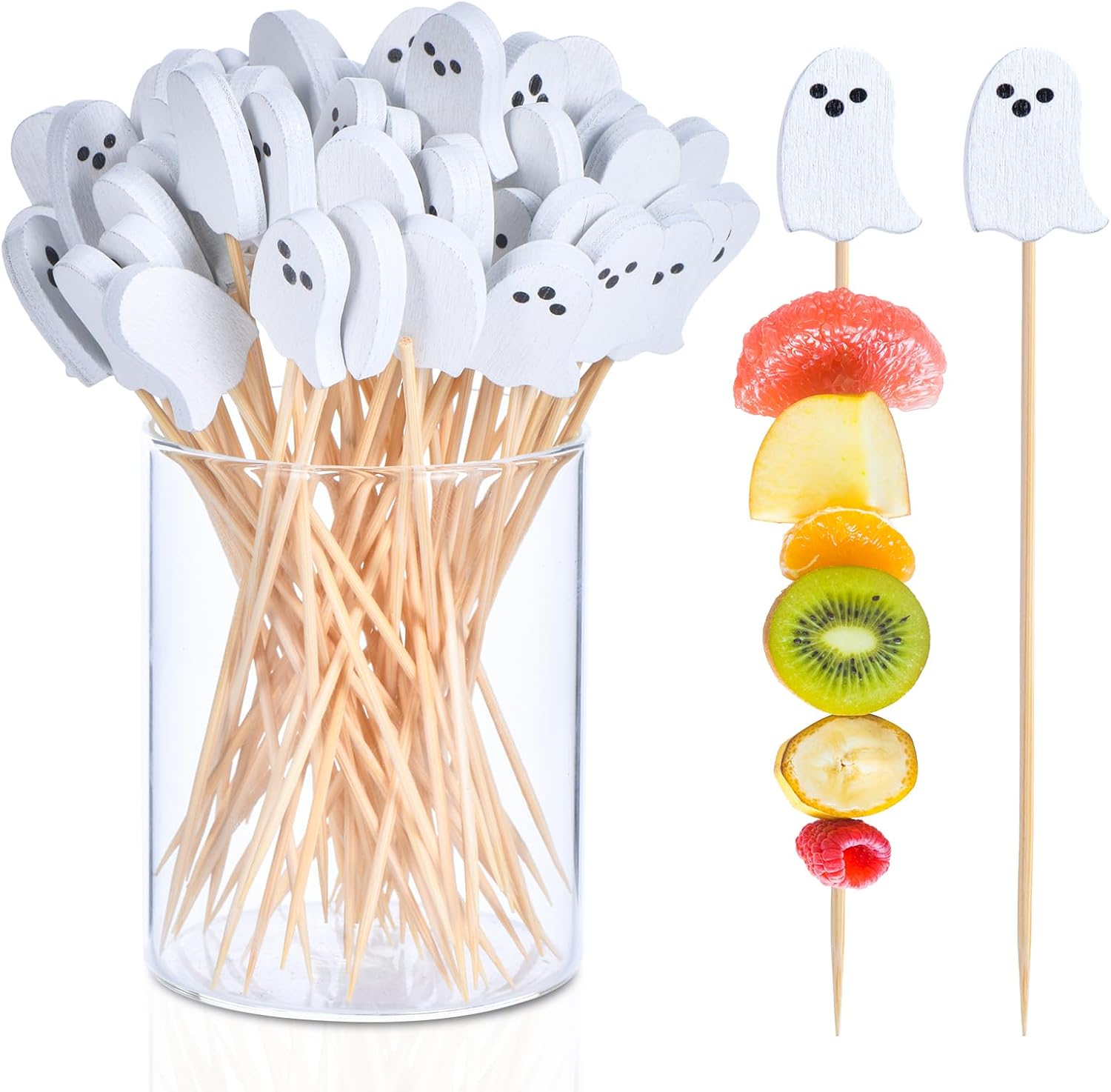 JtmyAota 100 Pack Halloween Cocktail Picks, Halloween Party Supplies