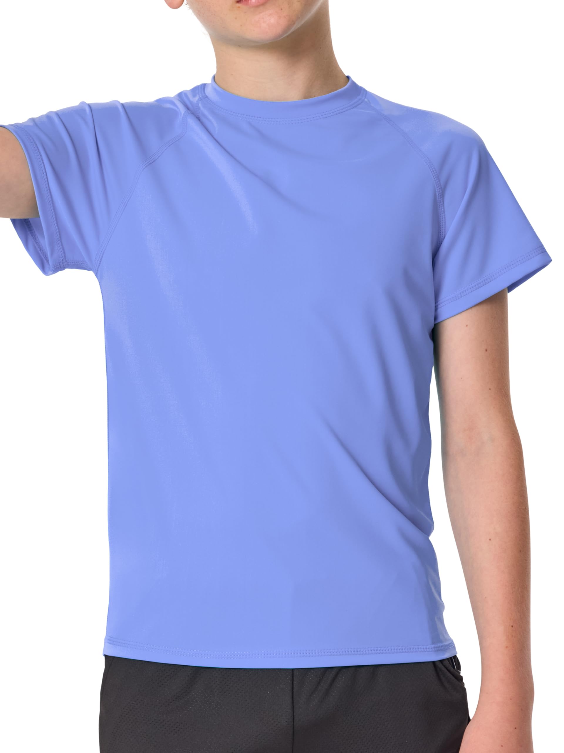 IHU Kinder UV Shirt UPF 50+ Jungen Badeshirt Schwimmshirt | UV-Schutz, Weich Und Bequem, Schnelltrocknend, Leicht Und Atmungsaktiv, Ideal Für Outdoor- Und Wasseraktivitäten