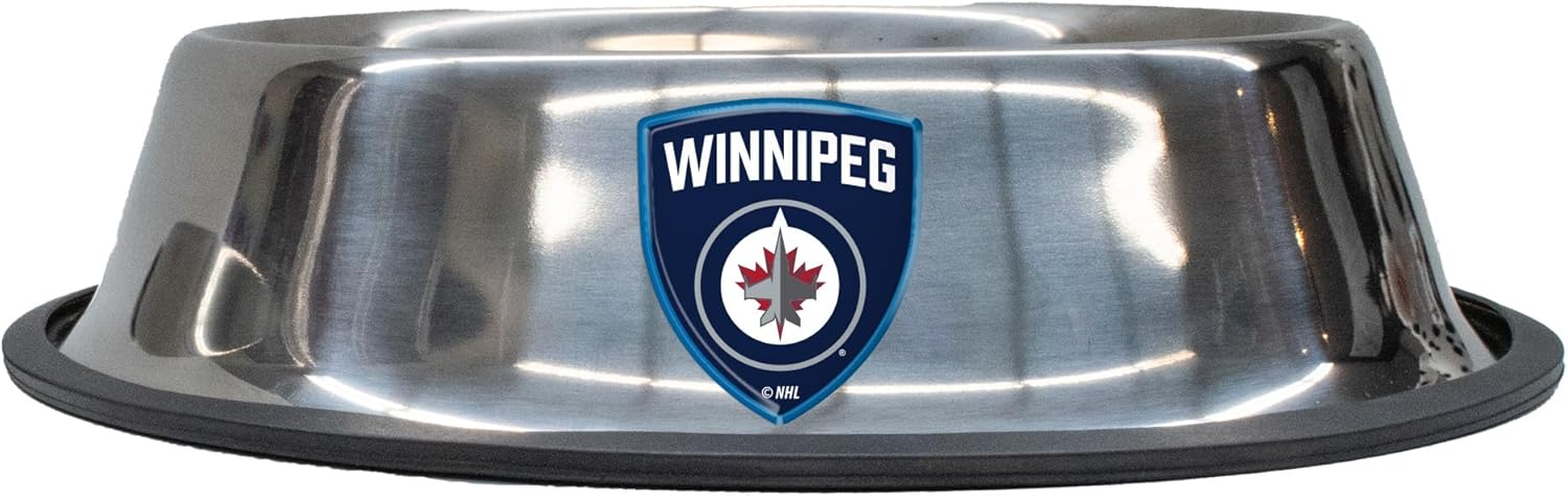 Littlearth NHL Winnipeg Jets Everyday Pet Bowl, Small