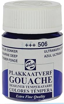 Talens Gouache Jar 16ml Guaj Boya, Ultramarine Deep 506 8712079055431