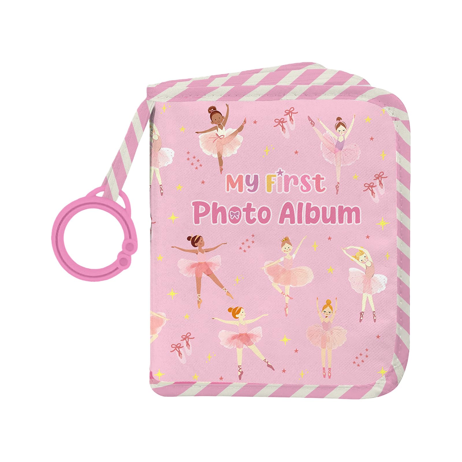 Jazuaiao Photo Album Soft Cloth Book for Newborns with Holds 4×6 Photos My Firsts Book of Photos Baby Memory Album