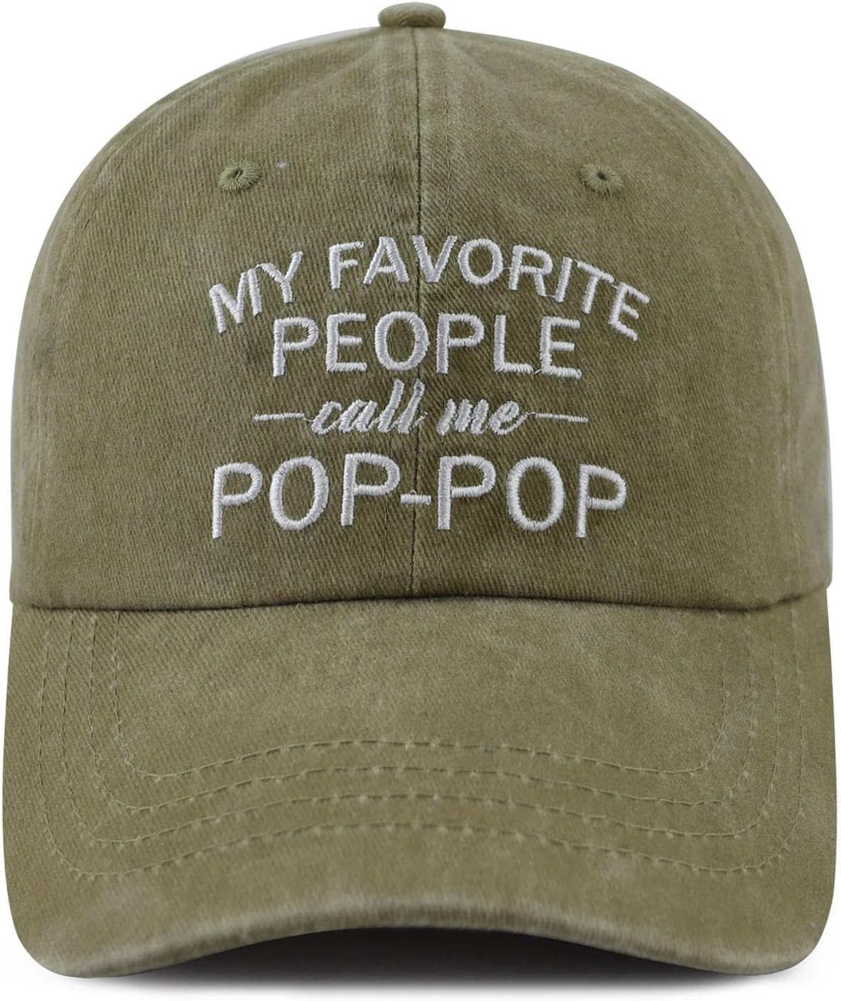 My Favorite People Called Me Pop Pop Pa Pa Uncle Hat, Funny Embroidered Father Day Birthday Gifts Baseball Cap