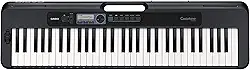 TECLADO MUSICAL CASIOTONE BÁSICO, CASIO, CT-S300C2-BR PRETO