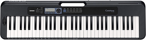 TECLADO MUSICAL CASIOTONE BÁSICO, CASIO, CT-S300C2-BR PRETO