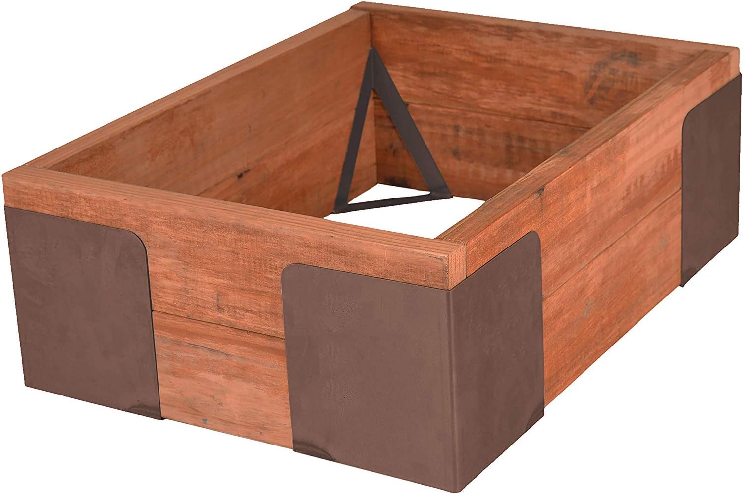 Garden Bloom 11029BL Instabrace Raised Garden Bed Corner Brackets, No Size, Brown