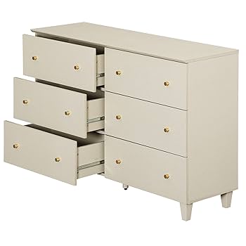 【送料無料】Veal 12 Drawer Chest - BEIGE Amazon.com: VASICAR White Dresser for Bedroom with 12 Deep