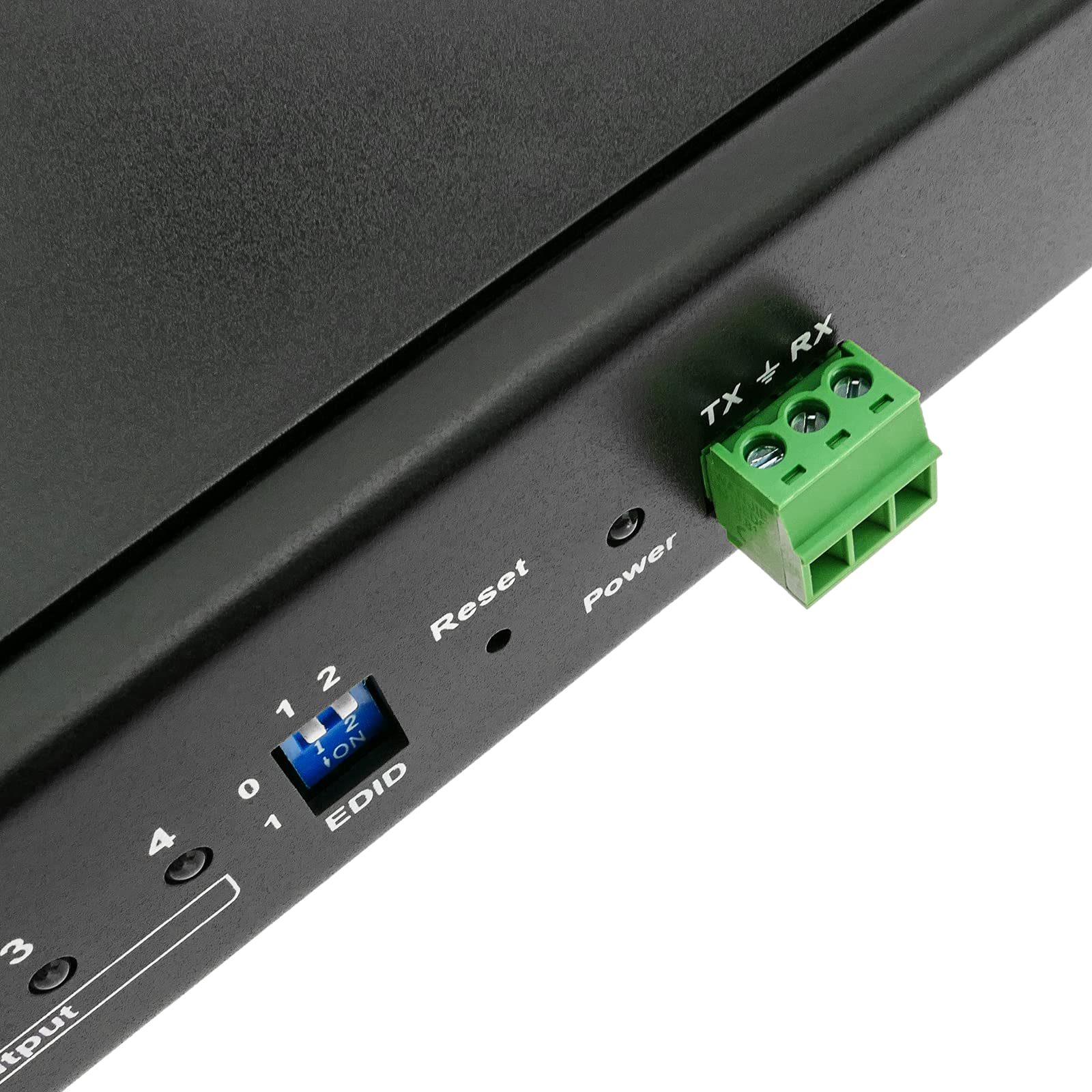BeMatik - Extensor HDMI UltraHD 4K 2K FullHD 1080p Cat.5e Cat.6 Compatible con HDBaseT HDBT 100m - Transmisor 4 Puertos