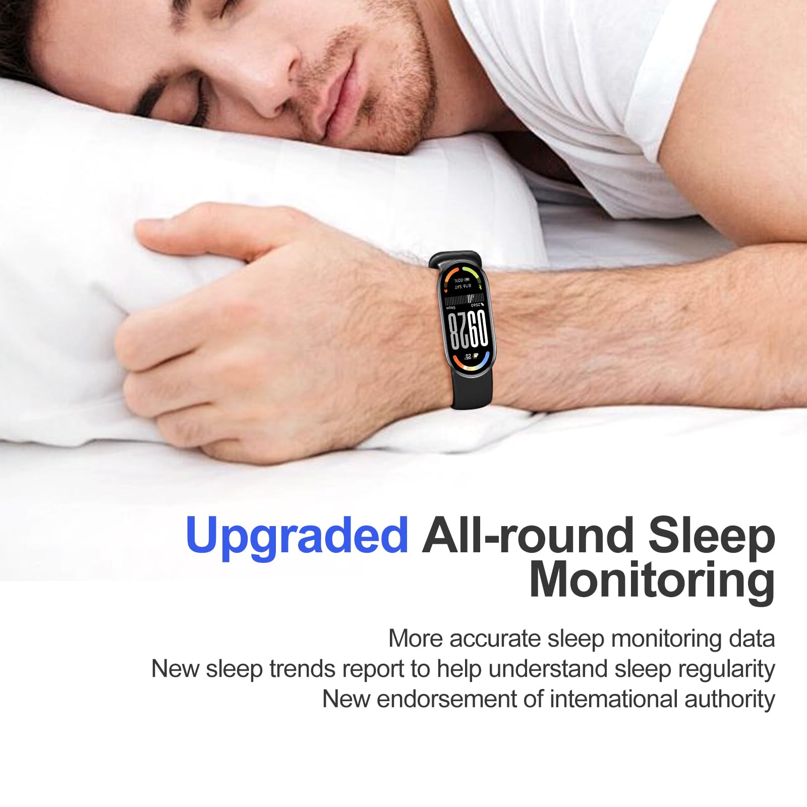 XIAOMI Mi Smart Band 10 (2025) - 1.72" AMOLED Display | 21 Days Battery Life | Touchscreen, Multi-Sport Tracker, Activity Tracker, Heart Rate Monitor | BT5.4 - Midnight Black