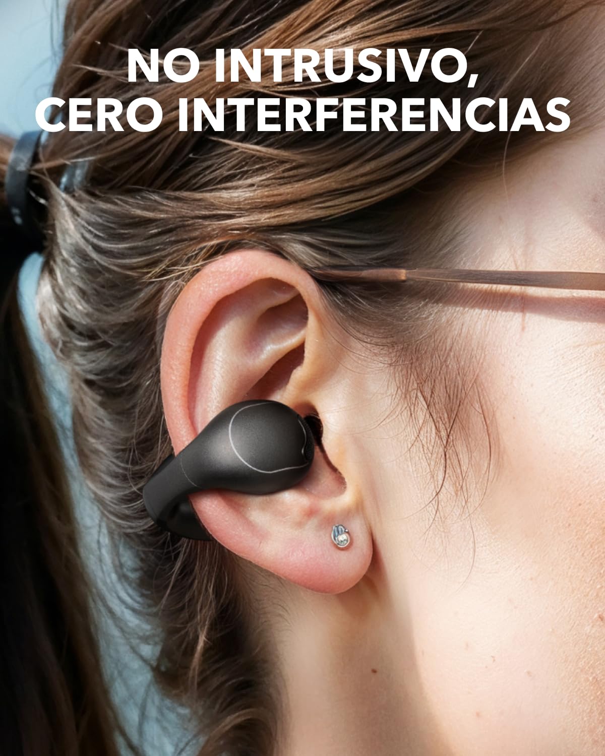 Soundcore C40i de Anker Auriculares Open-Ear con Clip | Diseño de juntas flexible, controles de botón, comodidad ligera, ajuste estable y transductores expansivos