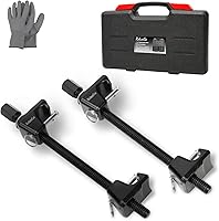 Vista 8 de Herramienta de compresor de resorte helicoidal automotriz, 2 piezas, juego de compresor de resorte Macpherson de alta resistencia con soporte