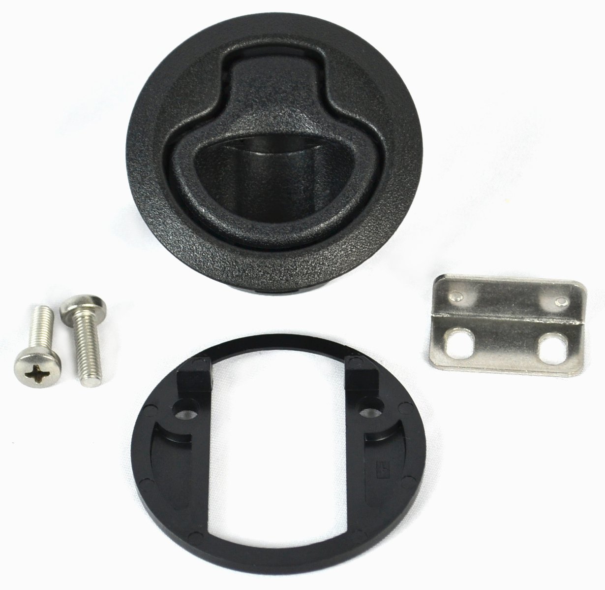Southco Inc M1-63 Flush Pull Latch .475 to .675 Panel Thickness, Non-Locking (Pack of 2)