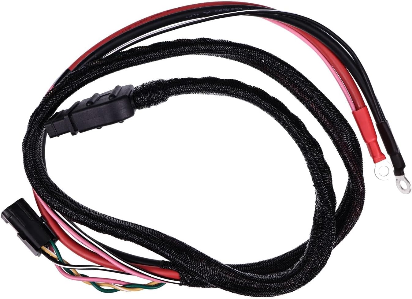 4 Pin Truck Side Battery Cable 42014 Compatible with Fisher Western Snowex V-Blade Straight Blade and Expandable Plows