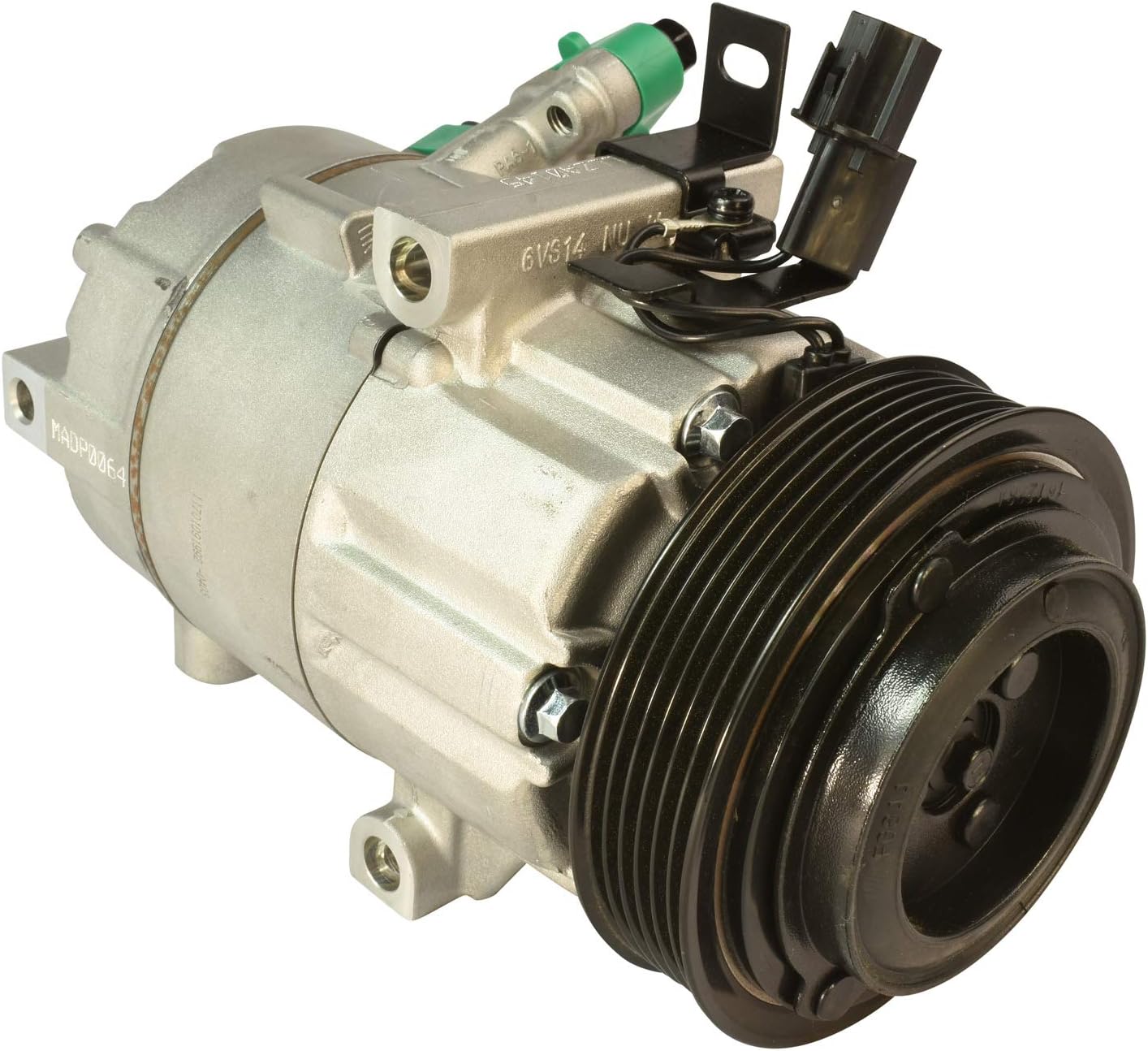 Mando 10A1421 AC Compressor with Clutch Original Equipment (Pre-filled Oil)