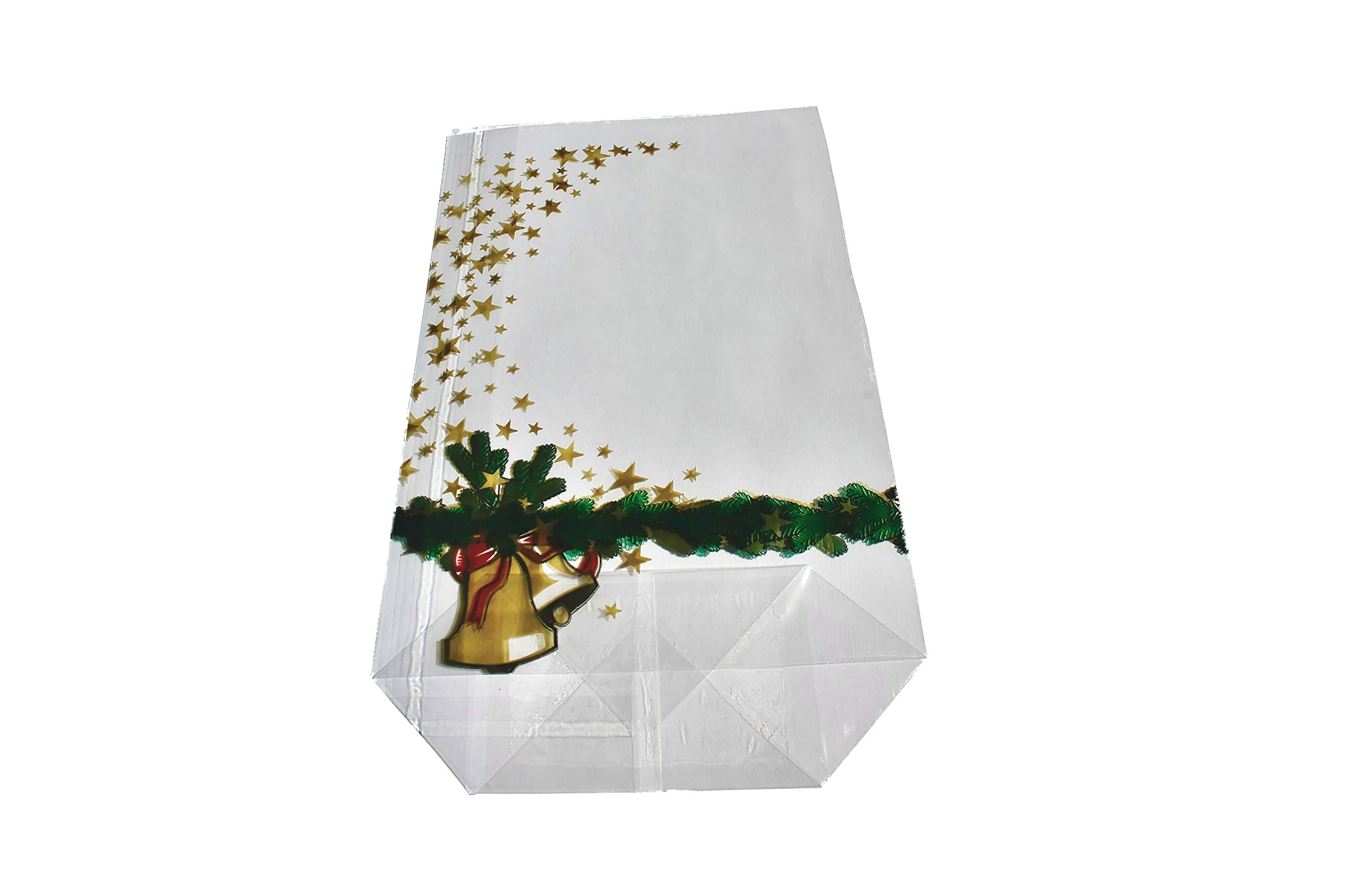 PGV - Bolsas para galletas (180 x 300 mm), diseño navideño