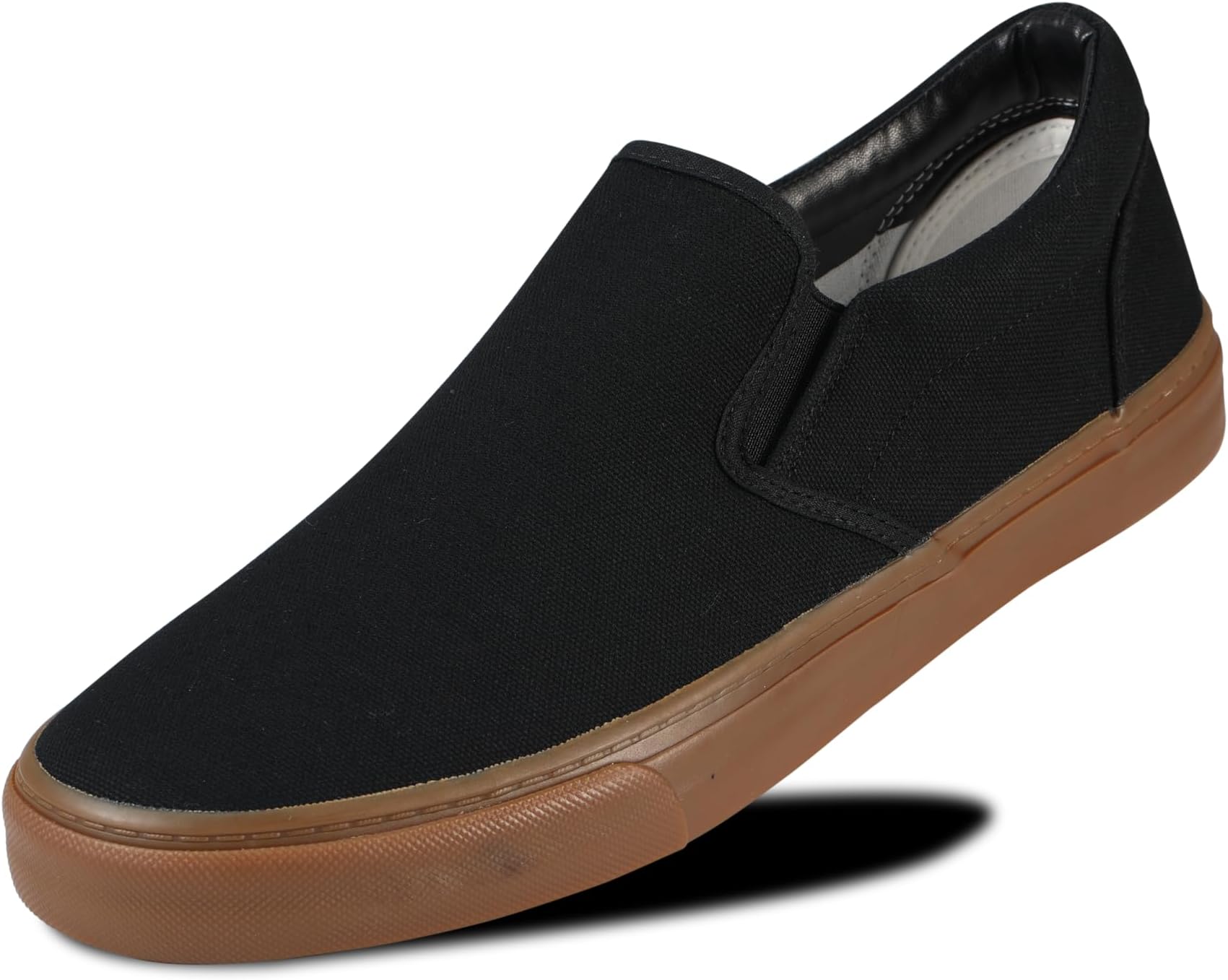 Men's Sneakers Low Top Canvas Slip On Shoes for Men, Soft Insole Mens Slip on Sneakers