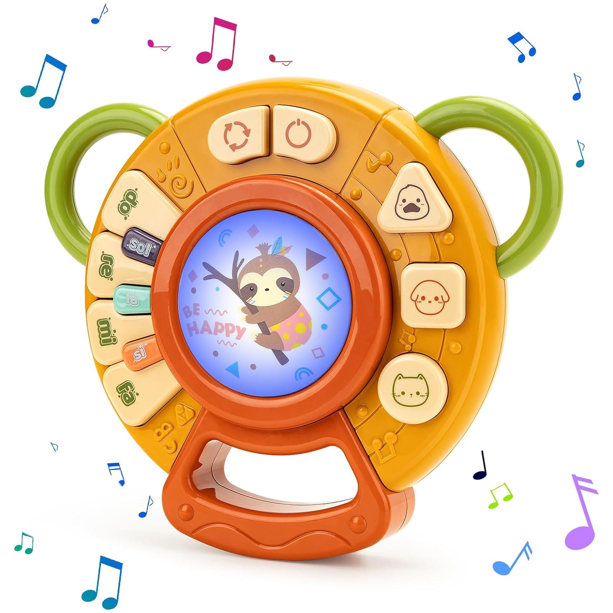 Kidology Cute Drumming Toy, Baby Musical Toys, Electronic Drum Sound Toy with Light & Music, Early Hand Development Educational Learning Toy for Kids, Toddlers Birthday Gift for 12 Month Kids (B0D7ZX8F3T) Amazon Price History, Amazon Price Tracker