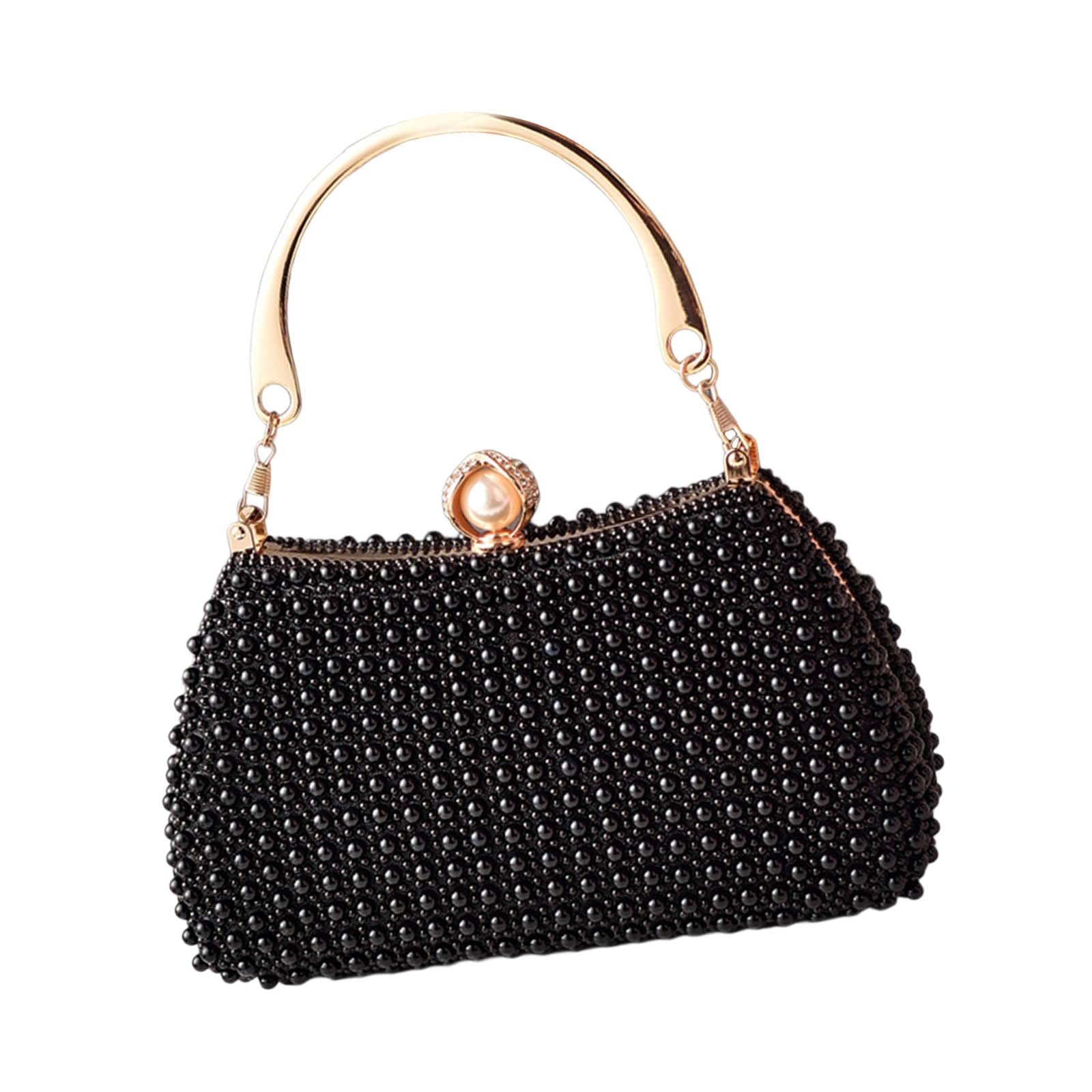 Sac de soirée antichoc avec perles et chaîne pour vos fêtes - 7