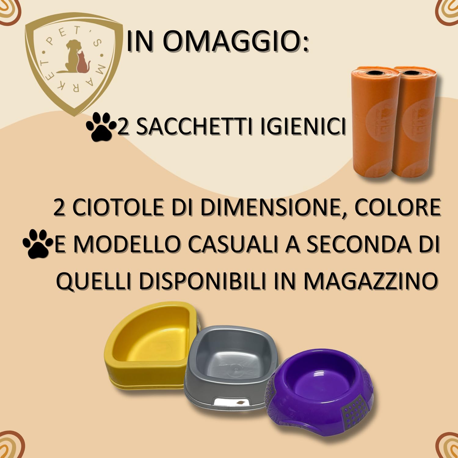 Pet’s Market Trasportino Skudo 100 Car Cane Kit Viaggio Viti Ciotola Adesivo con 2 Rotoli Sacchetti Igienici 2 Ciotole Casuali Omaggio Auto Plastica Porta Ferro Grigio Scuro(100+KIT (99x60x68H) cm)