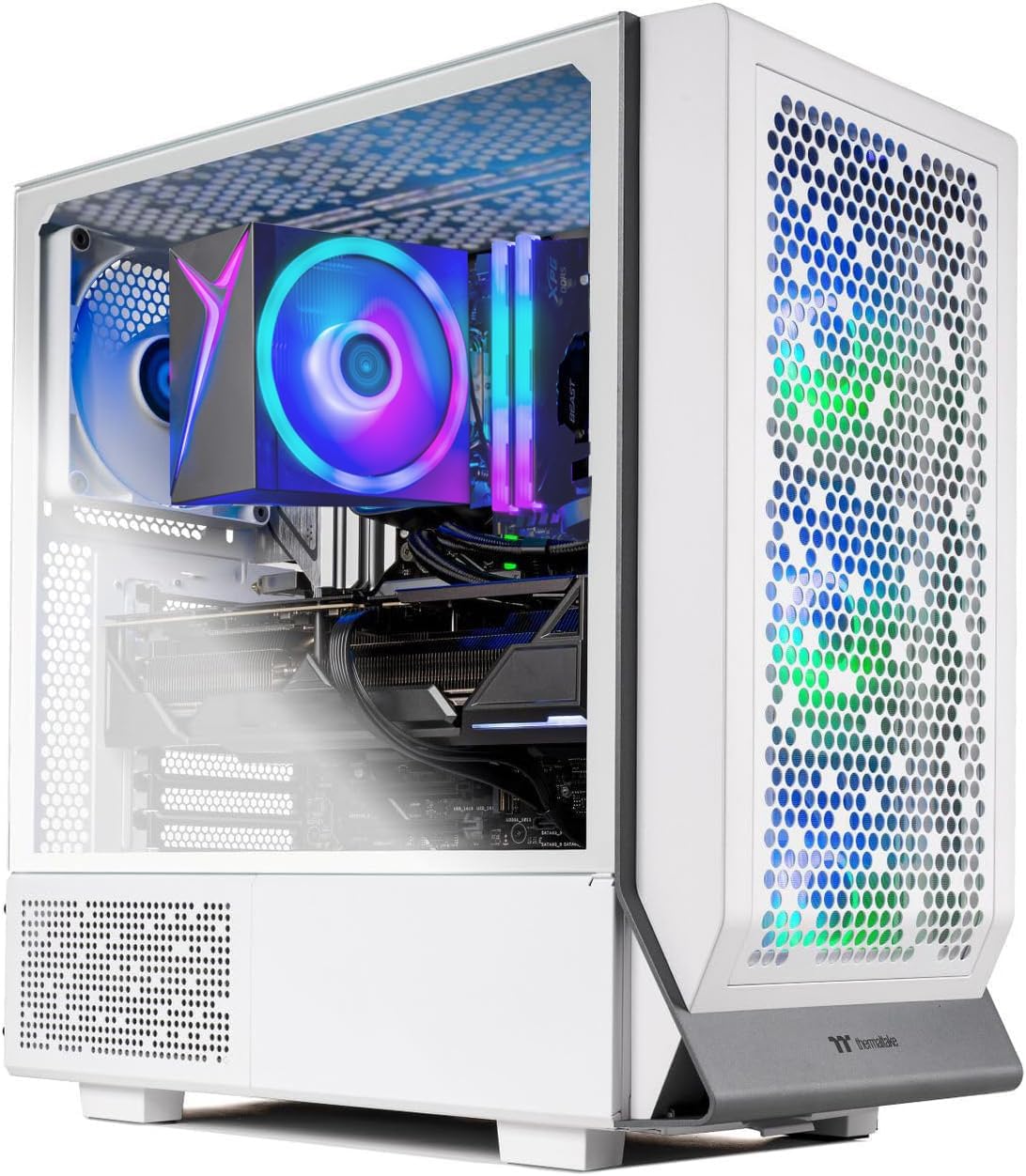 Skytech Gaming Omega 2 Desktop PC, Intel i5 14400F 2.5 GHz (4.7GHz Turbo), NVIDIA RTX 5060 Ti 16GB, 1TB Gen4 NVMe SSD, 16GB DDR5 RAM 5200, 650W Gold PSU, Wi-Fi, Win 11