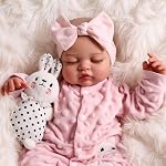 BABESIDE Poupées de bébé réalistes - Poupées de nouveau-né réalistes de 20 po avec corps articulé, poupées de bébé réalistes avec accessoires pour filles de 3 ans et plus, jeux de rôle, collection