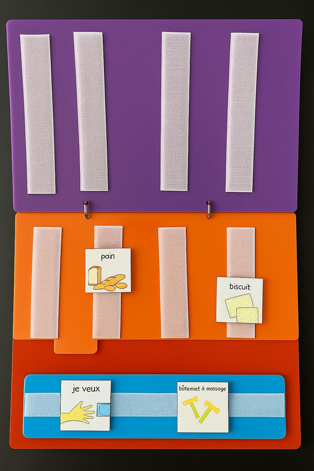 Makaton Classeur de Communication par Pictogrammes TSA TDAH Support Visuel Autisme