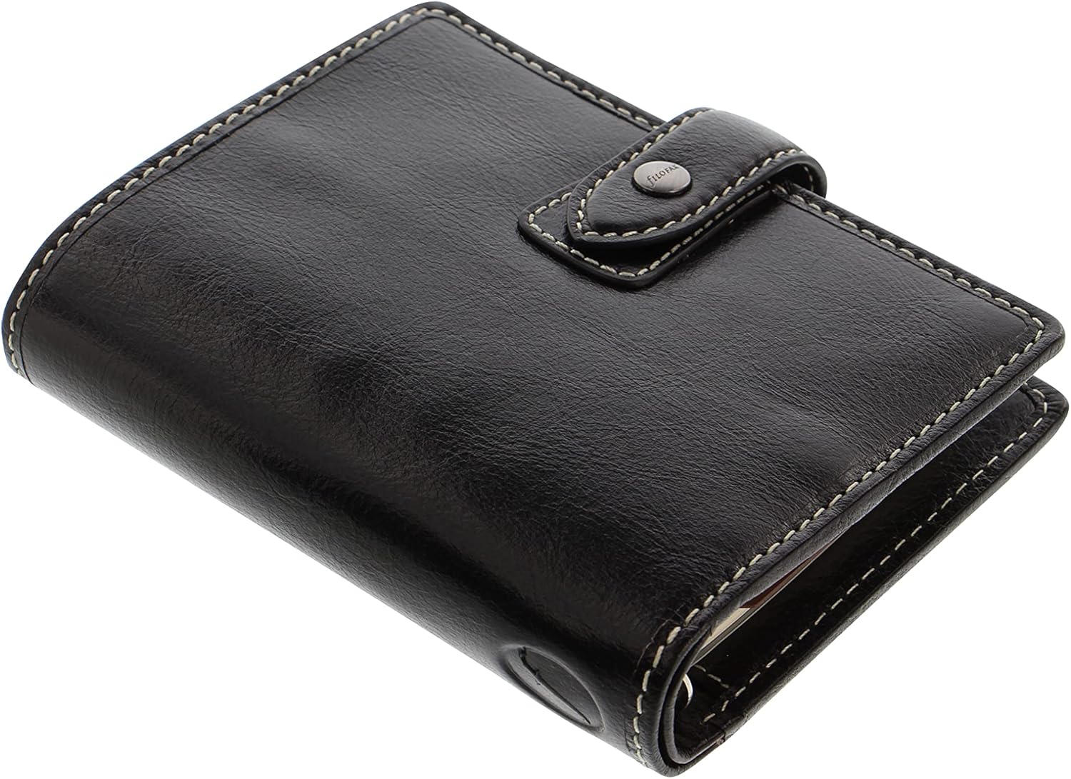 Filofax Pocket Malden Leather Organiser - Black 2026