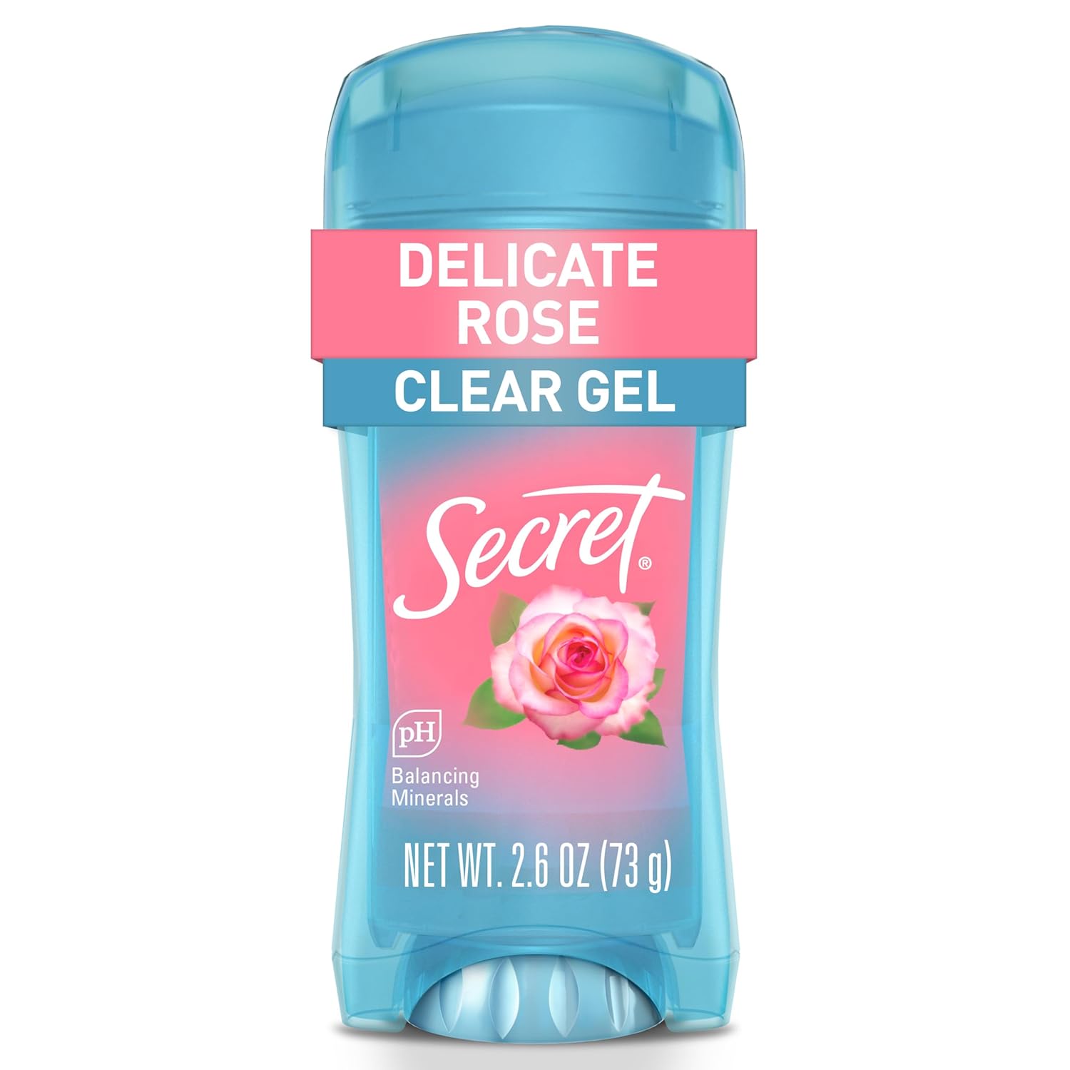 Secret Fresh Antiperspirant Deodorant for Women, 72hr Breathable Sweat & Odor Protection, Instant Freshness & Gentle, PH Balancing Minerals, Clear Gel, Delicate Rose Scent, 2.6 oz Secret Fresh Antiperspirant Deodorant for Women, 72hr Breathable Sweat & Odor Protection, Instant Freshness & Gentle, PH Balancing Minerals, Clear Gel, Delicate Rose Scent, 2.6 oz