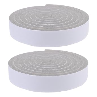 1 Set Door Insulation Tape, Gap, Soundproofing, Durable, 2 Rolls