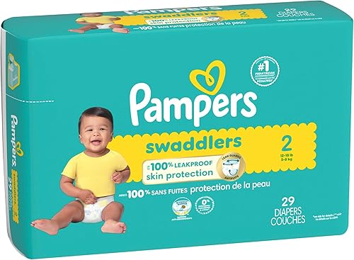 Miniatura 210 de Pañales Pampers Swaddlers, Talla 7 (11.8-22.7 kg), 70 unidades, absorbentes, mantiene al bebé seco y cómodo, pañal desechable seguro para la piel