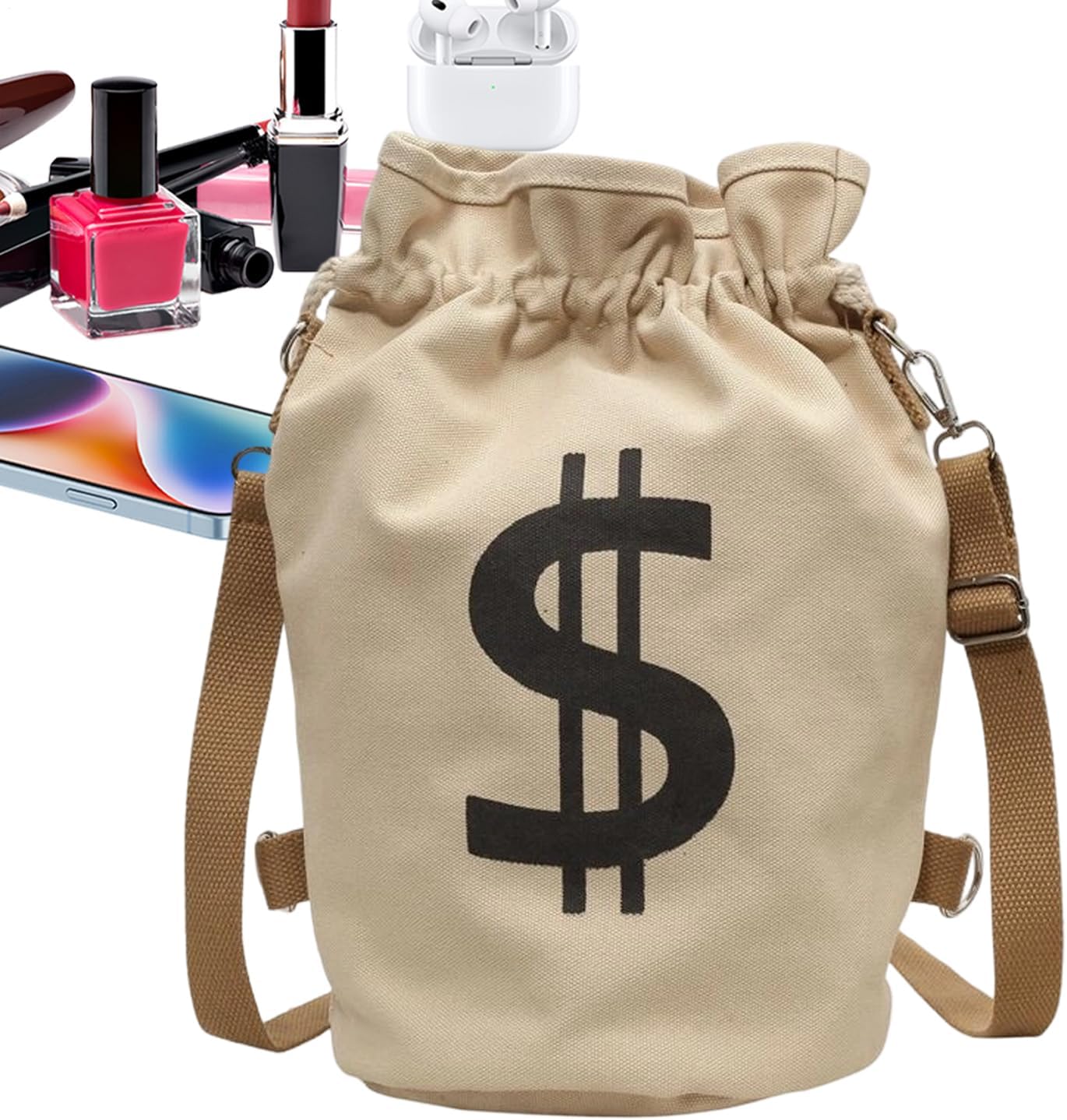 Drawstring Bag - Ergonomic Storage Pouch - Bucket Backpack - for Men Women Boys Girls Youth Teens Son Daughter Family Friends Swim Beach School Workout