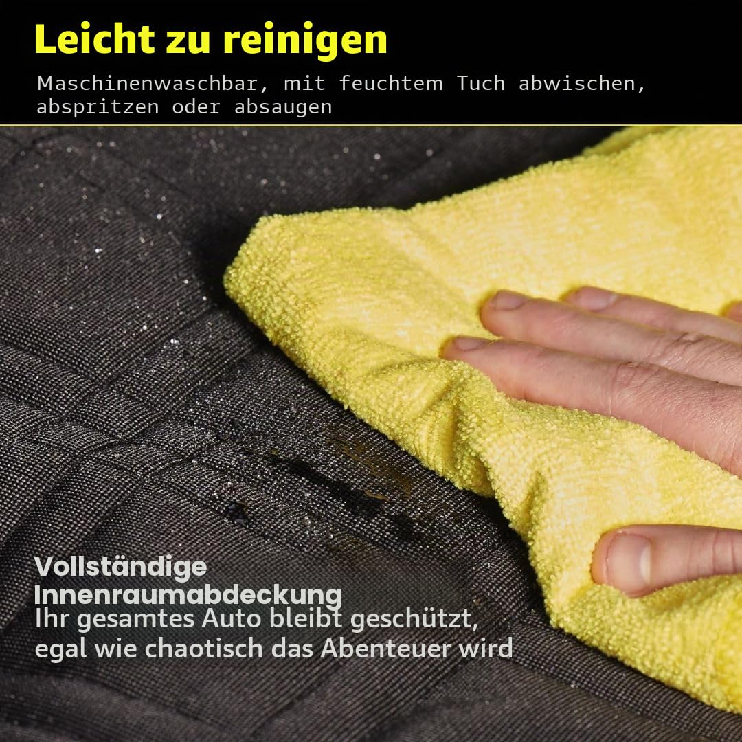 Meadowlark XL Hundesitzbezüge, einzigartiges Design, vollständiger Autoschutz, Türen, Kopfstützen und Rücksitz, extra strapazierfähige Seitenklappe mit Reißverschluss, wasserdichter Hängematte,